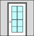 Measuring for Window Blinds Door Mount