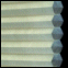 Comfortex Virtuoso Light Filtering Half Inch Single Honeycomb Cellular Shade with Omni Rise Cord Loop Controls