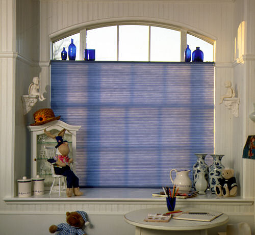 graber, crystal pleat, cellular shades, garden retreat, fabric, garber