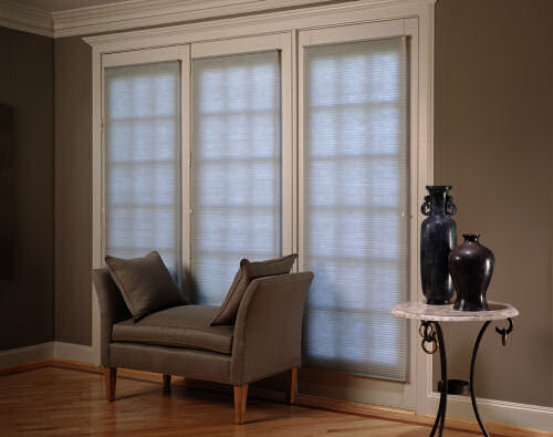 graber, garber, crystal, pleat, cellular, shades, facets, double, cell, fabric