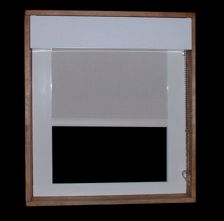 black-out, roller shade, total black-out, side, sill system, media room, home theatre, home theater