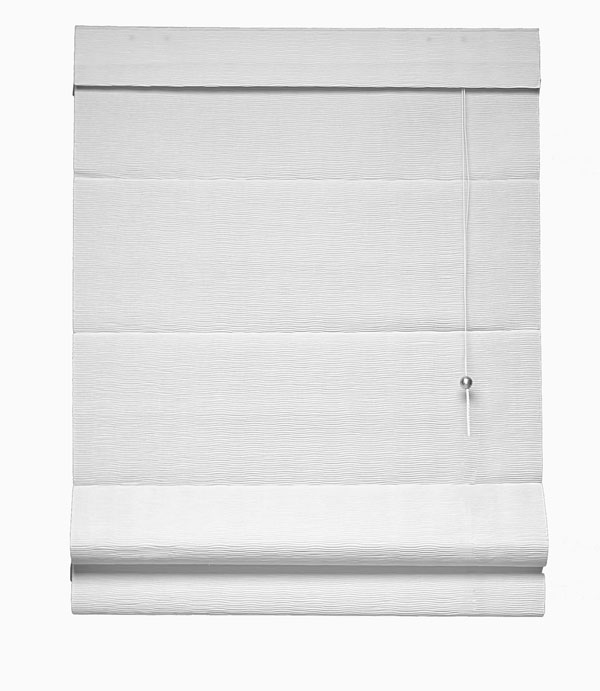 Graber Fresco Teardrop Looped (Hobbled) Roman Shades by Graber with Botanical Fabric