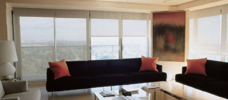 style 2410, louvolite, system 40, custom roller shade, phifer, sheerweave, sun control