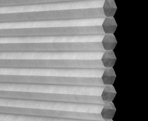 Comfortex Virtuoso Blackout Half Inch Single Honeycomb Cellular Shade with Omni Rise Continuous Cord Loop Controls