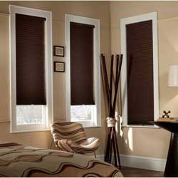 Essentials II Cordless Cellular Shade with Mirage 1/2" Single Cell Blackout/Room Darkening Honeycomb Fabric