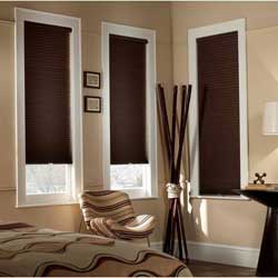 * Essentials II Cordless Cellular Shade with 1/2� Single Cell Blackout/Room Darkening Honeycomb Fabric