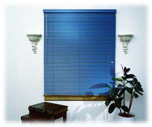 *Basics II 1" Privacy Vinyl Mini Blind High Gloss Slats