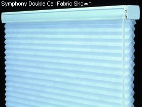 symphony cellular shades, symphony, cellular shades, print fabric, omnirise, omni rise, omni-rise