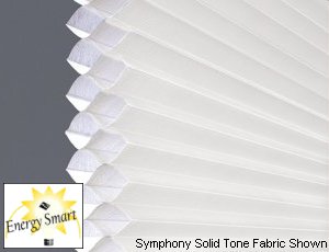 symphony cellular shades, symphony, cellular shades, print fabric